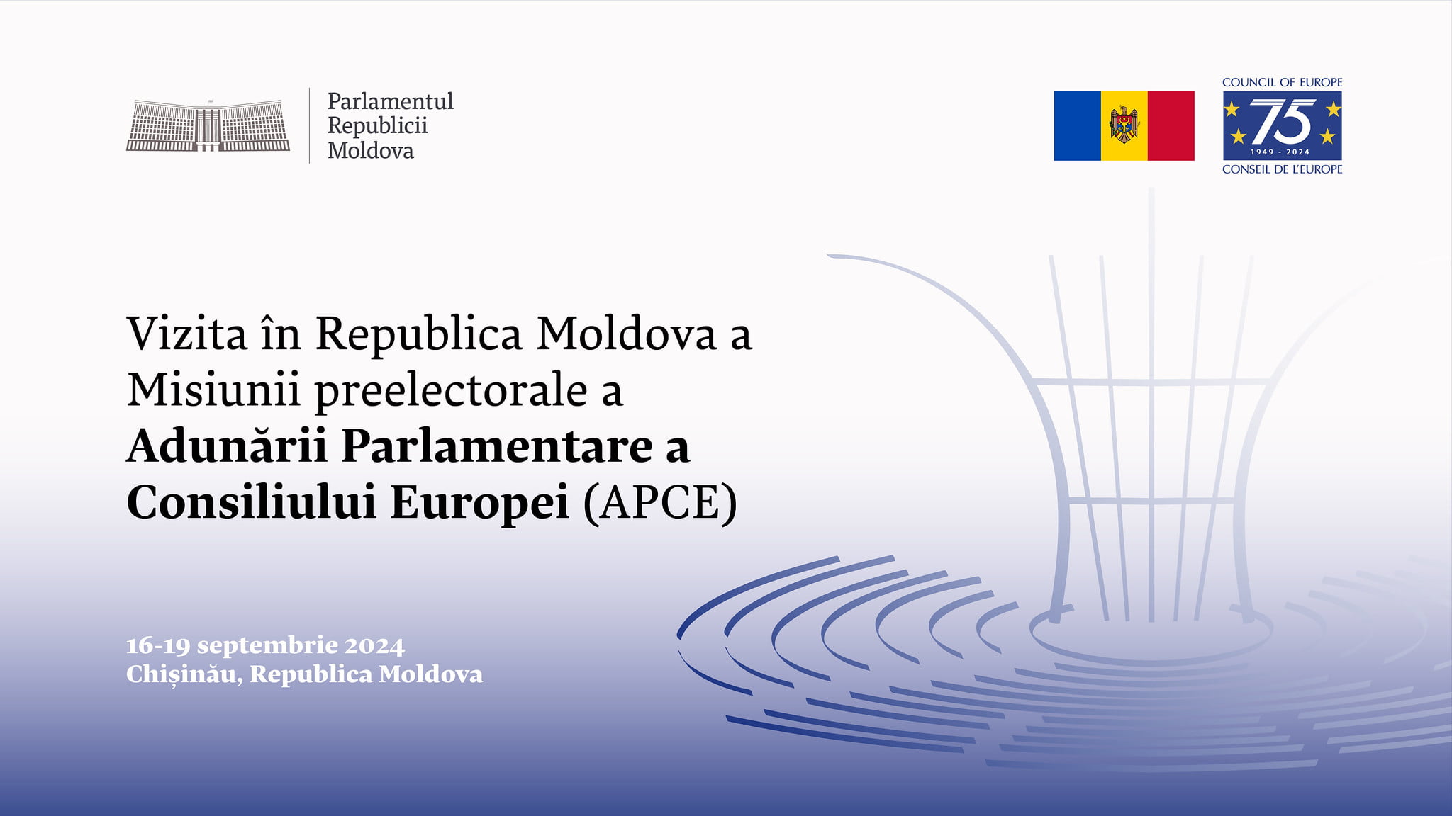 Misiunea preelectorală a APCE va întreprinde o vizită în Republica Moldova