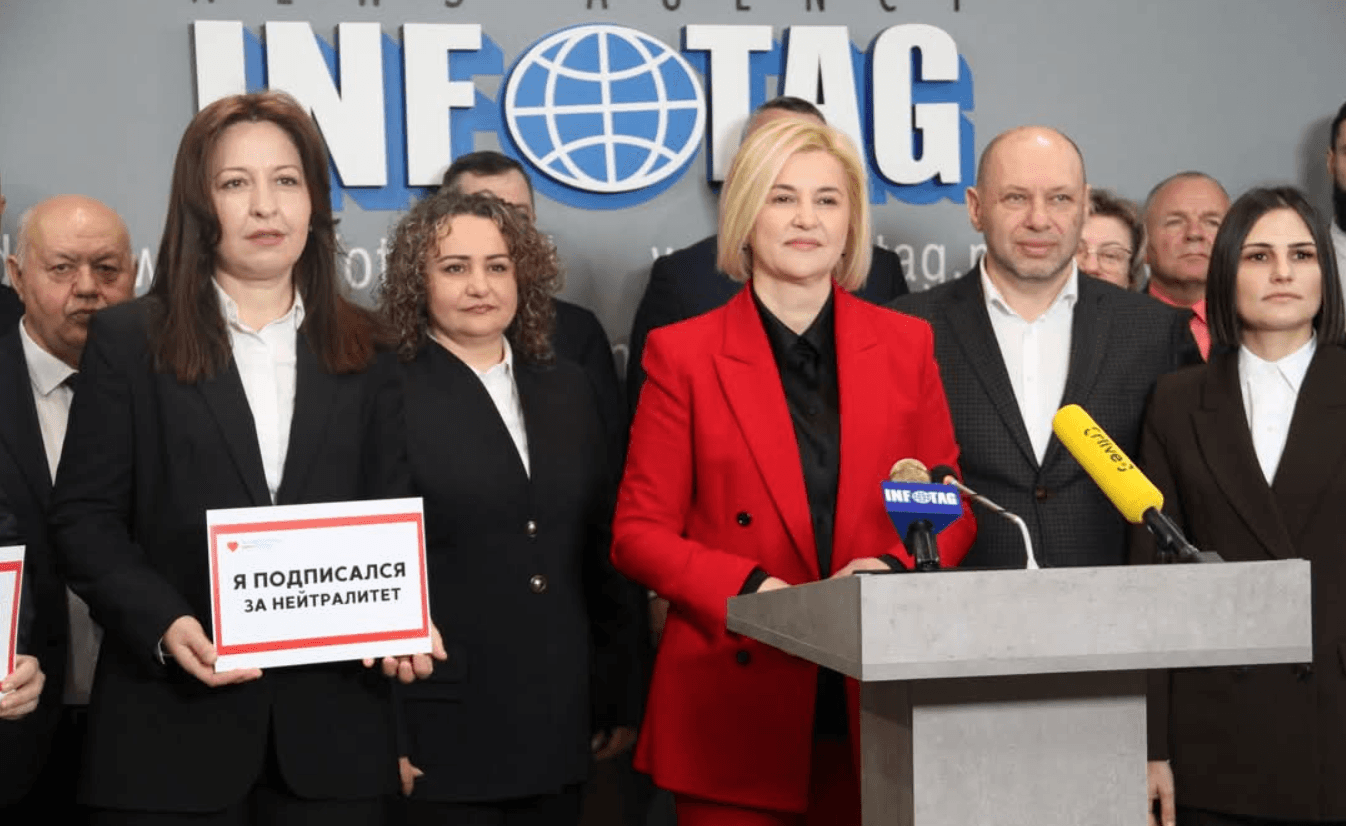 Partidul Republican „Inima Moldovei” condus de Irina Vlah pornește colectarea semnăturilor sub textul unei Declaraţii-Apel privind neutralitatea țării