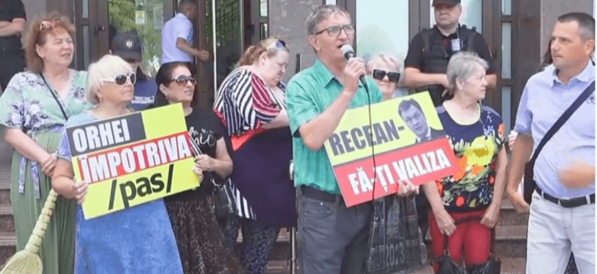 l au intampinat cu proteste la orhei