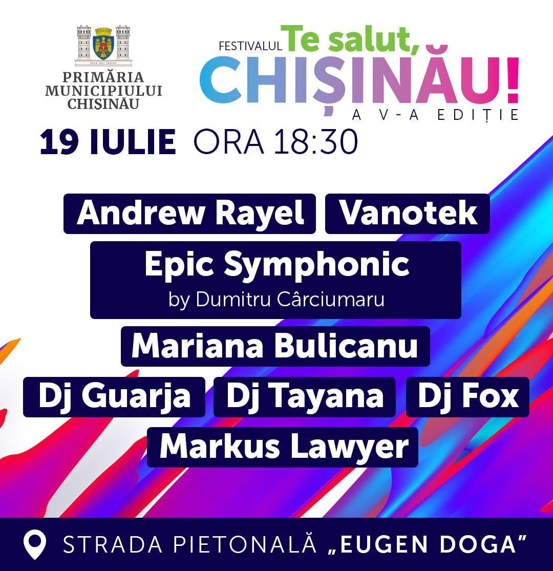 Chișinăul sărbătorește 589 de ani cu oaspeți din România, Ucraina, Polonia, Austria, Italia și un festival grandios în inima orașului