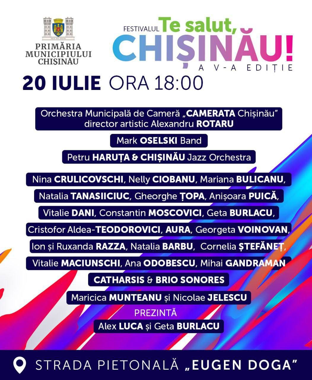 Chișinăul sărbătorește 589 de ani cu oaspeți din România, Ucraina, Polonia, Austria, Italia și un festival grandios în inima orașului