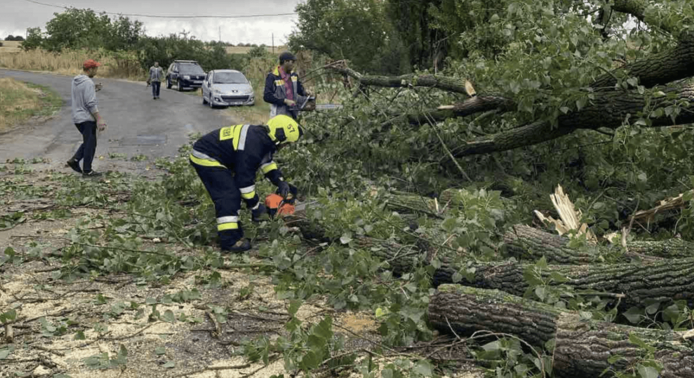 Ploile și vântul puternic au făcut ravagii în mai multe raioane. Peste 37 situații de risc în ultimele 24 de ore